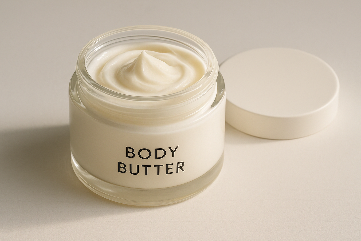 body butter in jar